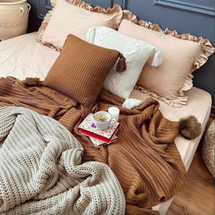 کاور کوسن طرح درشت بافت