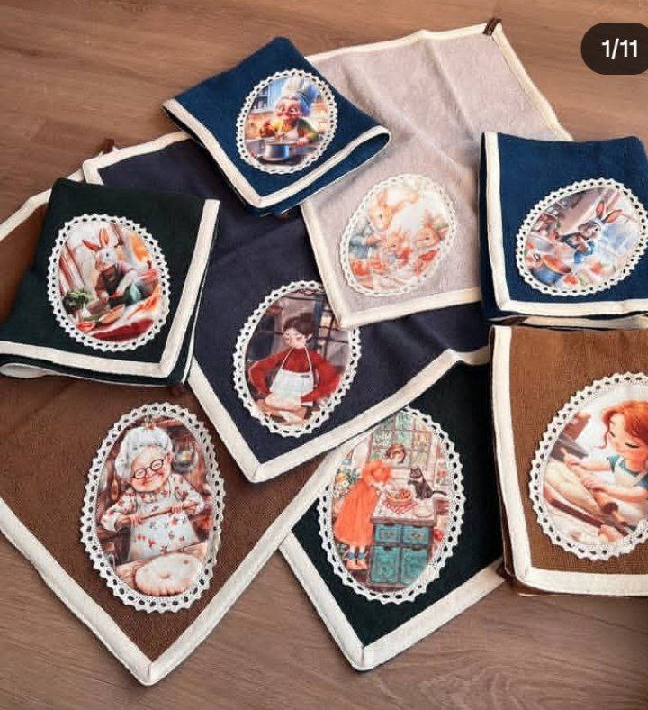 ست حوله 3 عددی طرح اشپزی