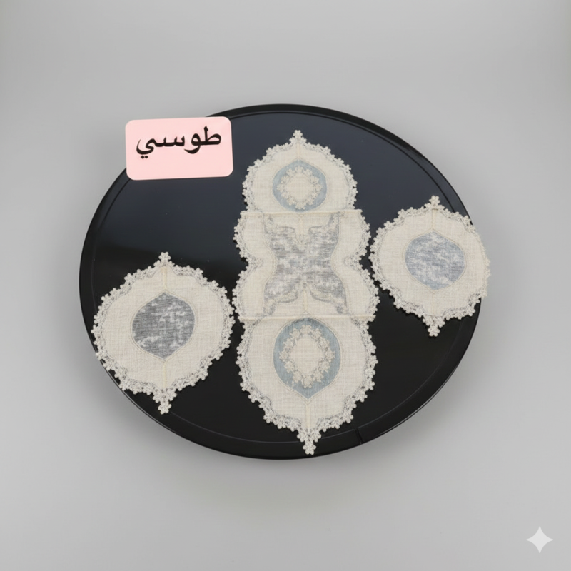 ست رومیزی طرح بهار