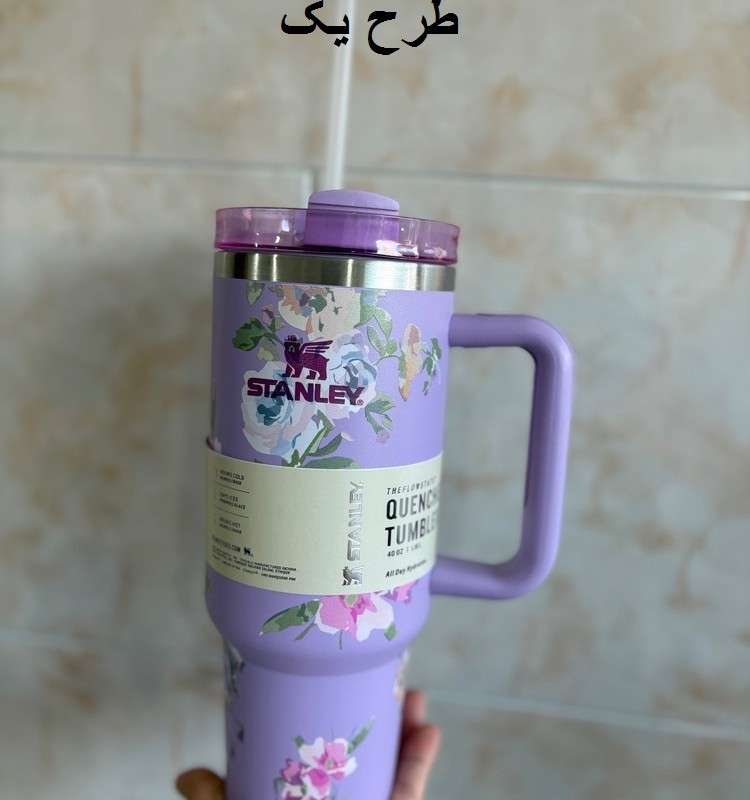 ماگ دسته دار استنلی مدل گلدار