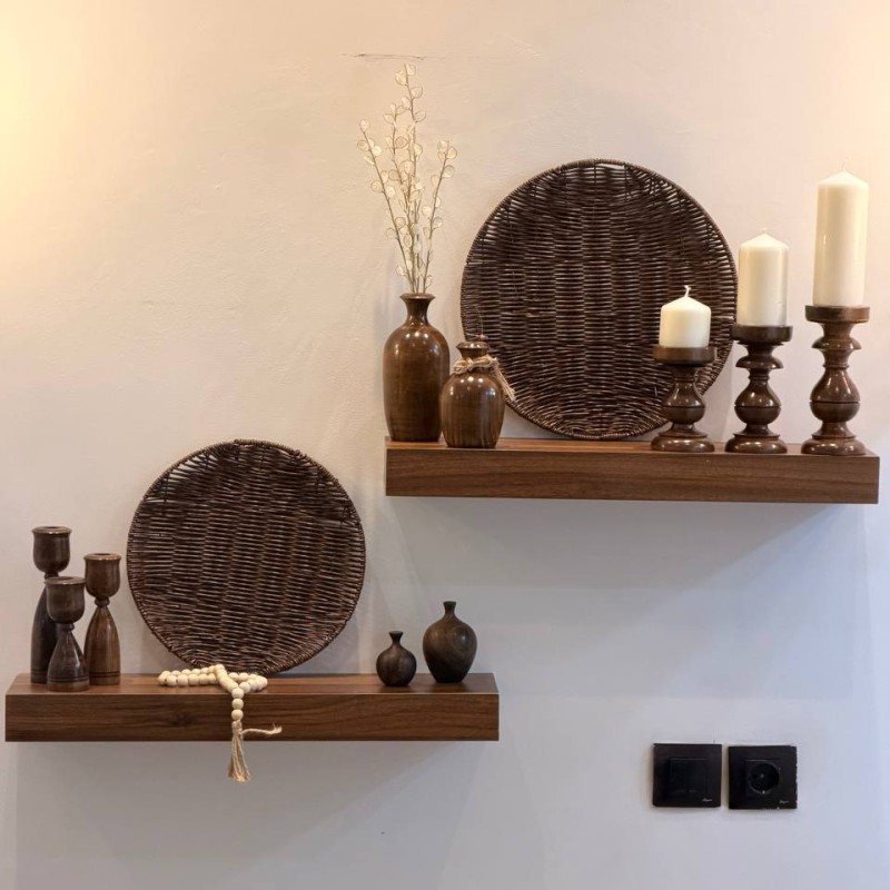 شلف دیواری چوبی