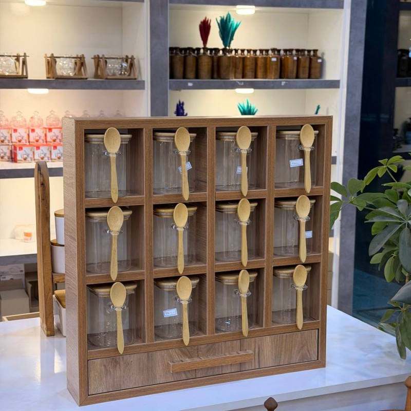 استند چوبی ماگ نگین