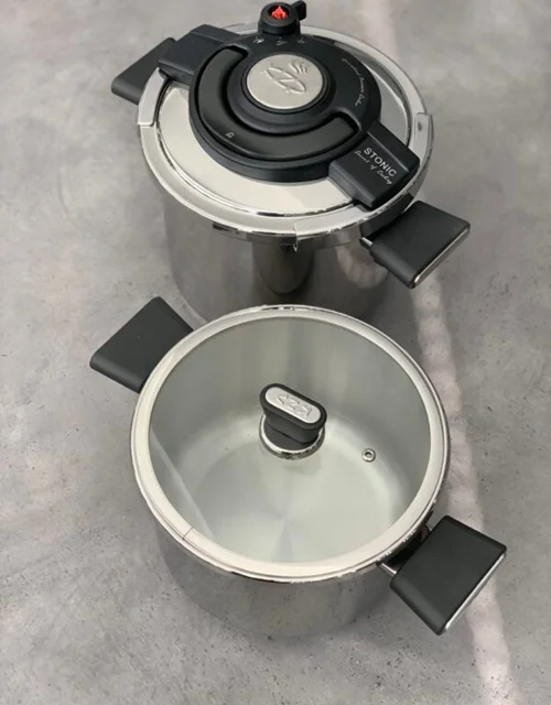 زودپز دوقلو استیل ۵و۷ لیتر کی زد پی kzp