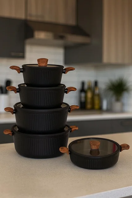 سرویس پخت و پز گرانیتی 10 پارچه کی زد پی مدل آلما