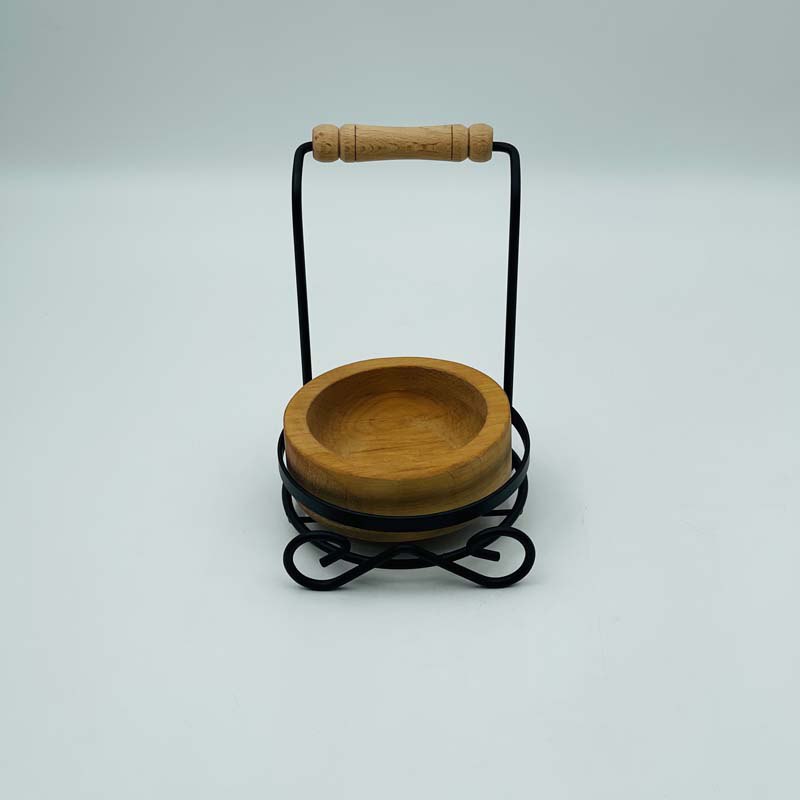 کنار گازی چوبی صبا پایه فلزی