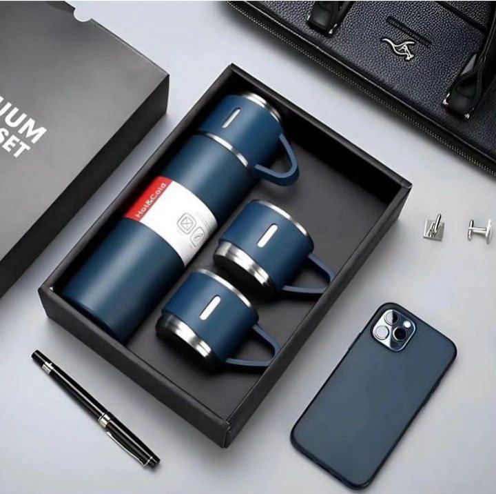 فلاسک دو لیوانه فلزی