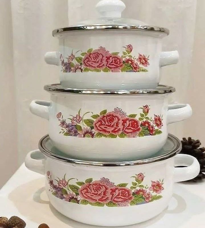 مینی قابلمه لعابی سه عددی