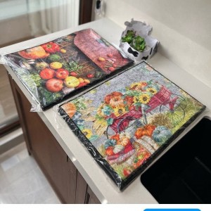آبگیر و زیر بشقابی مخمل