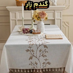 رومیزی مخمل طرحدار
