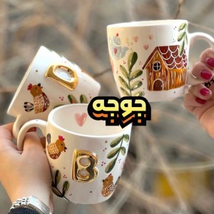 ماگ دسته دار سرامیکی مدل حروف