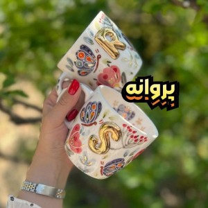 ماگ دسته دار سرامیکی مدل حروف