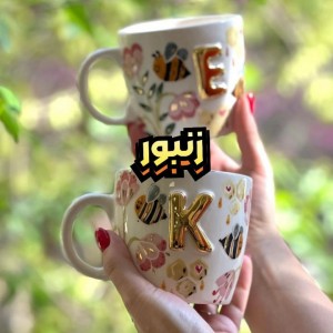 ماگ دسته دار سرامیکی مدل حروف