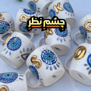 ماگ دسته دار سرامیکی مدل حروف جدید