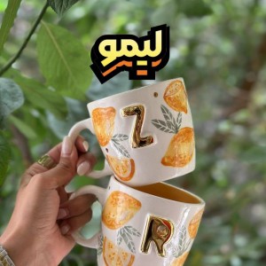 ماگ دسته دار سرامیکی مدل حروف جدید