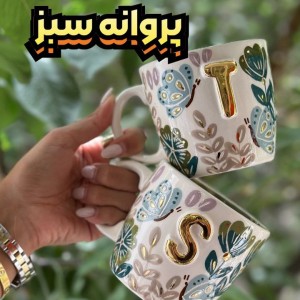 ماگ دسته دار سرامیکی مدل حروف جدید