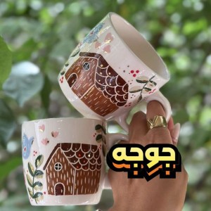 ماگ دسته دار سرامیکی مدل حروف جدید