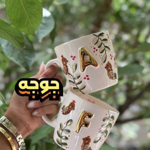ماگ دسته دار سرامیکی مدل حروف جدید
