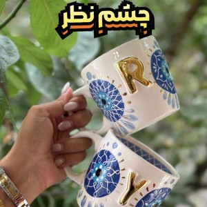 ماگ دسته دار سرامیکی مدل حروف جدید