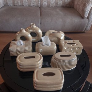 جا دستمال و گلدان جفتی دوناتی