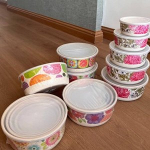 ظروف نگهدارنده بامبو 5 تکه