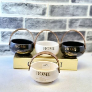 پیاله دسته چرمی ٤ عددی