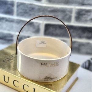 کاسه وسط رونا دسته چرمی