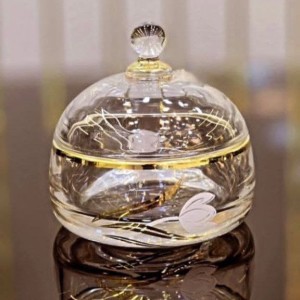 قندان بلور طرح لاله