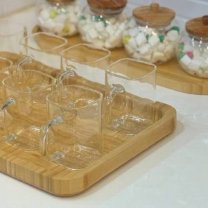 استکان پیرکس مربع