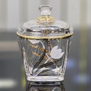 قندان بلور طرح لاله