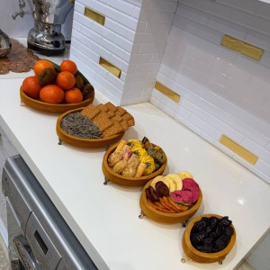 ست پذیرایی چوبی پنج تکه