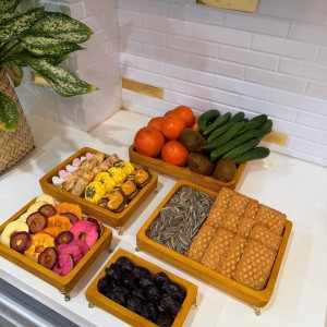 ست پذیرایی چوبی پنج تکه