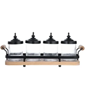 ست جای ادویه 4 پارچه بی وی کی