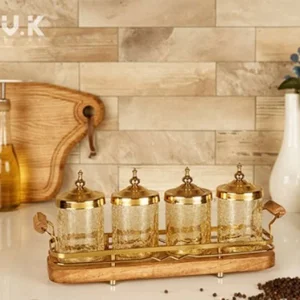 ست جای ادویه 4 پارچه بی وی کی