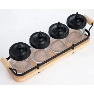 ست جای ادویه 4 پارچه بی وی کی