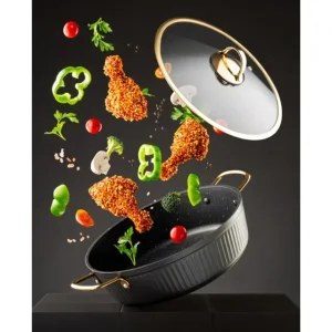 سرویس قابلمه و تابه گرانیتی 11 پارچه کی زد پی مدل آلما