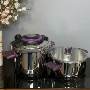 زودپز دوقلو استیل ۵و۷ لیتر کی زد پی kzp