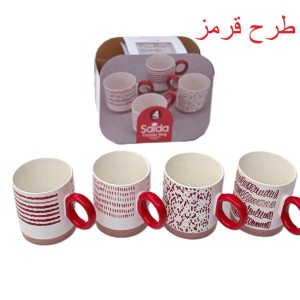 ماگ ۴ عددی سرامیکی سایدا