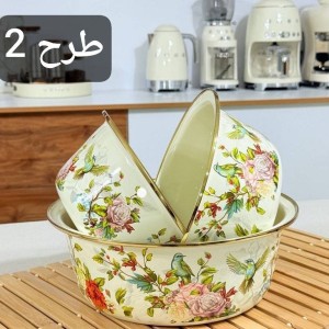 ست 3 عددی لگن وارداتی