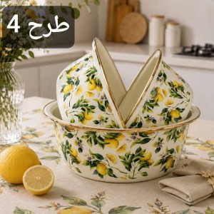 ست 3 عددی لگن وارداتی