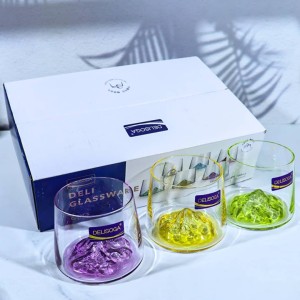 لیوان مدل کوه یخ برند Deli glass