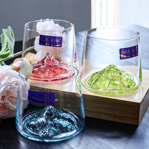 لیوان مدل کوه یخ برند Deli glass