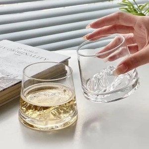 لیوان مدل کوه یخ برند Deli glass
