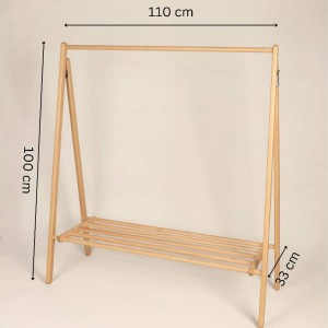 لاندری‌باکس چوبی مدرن (طرح X-Frame)