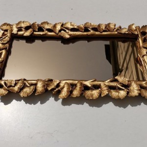 سینی کف آینه طرح گلبرگ مستطیل