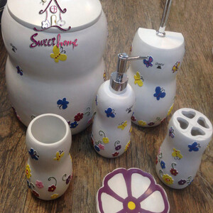 ست سرویس بهداشتی طرح پروانه