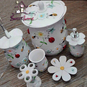 ست سرویس بهداشتی طرح کفشدوزک