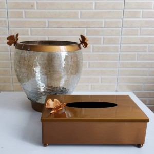 ست سطل و جادستمال پذیرایی خمره ای