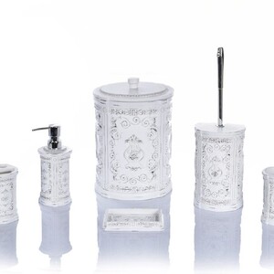 ست سرویس بهداشتی لوکس سفید