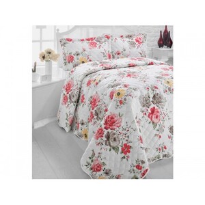 ست لحاف پنبه دوزی دونفره 3تکه مدل barcelona v1