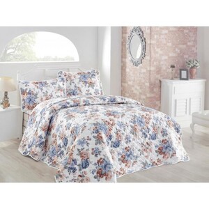 ست لحاف پنبه دوزی دونفره 3تکه مدل elizabeth v1